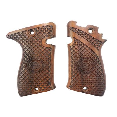 Zib Grips, Wooden Grips Compatible with Compatible with Star Model F 22 Pistol Grip Handmade from Walnut Wood Ars.01