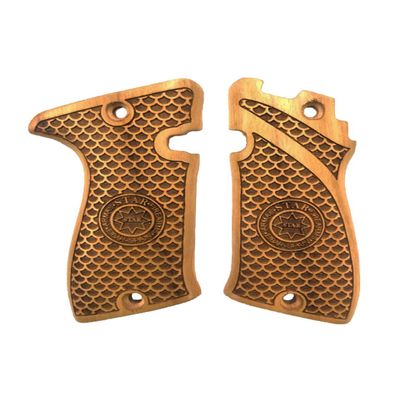 Zib Grips, Wooden Grips Compatible with Compatible with Star Model F 22 Pistol Grip Handmade from Walnut Wood Ars.02