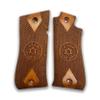 Zib Grips, Wooden Grips Compatible with Compatible with Star Model Cut 9mm Pistol Grip Handmade from Walnut Wood Ars.02 view 1