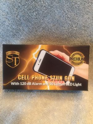 Safety Technology Cell Phone Stun Gun w/LED Light & Alarm