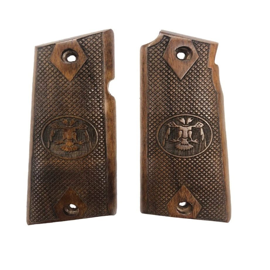 Zib Grips, Wooden Grips Compatible with Compatible with Star Sper B Pistol Grip Handmade from Walnut Wood Ars.02