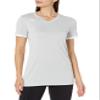 Mizuno Women's Standard Aerolite V-Neck Jersey, Grey-White, Large view 1