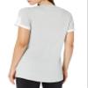 Mizuno Women's Standard Aerolite V-Neck Jersey, Grey-White, Large view 3