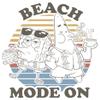 Nickelodeon Spongebob Squarepants Beach Mode Girls Short Sleeve Tee Shirt, White, X-Large view 2