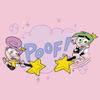 Nickelodeon Fairly OddParents Cosmo and Wanda Poof Girls Short Sleeve Tee Shirt, Light Pink, Medium view 2