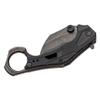 Kershaw Outlier, Tactical Karambit Style Folding Pocket Knife with Assisted Opening, Reverse Grip, Blackwash Finish on Black Handle, Liner Lock, 2.6 inch Blade with Deep Carry Pocketclip view 2
