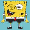 Nickelodeon Spongebob Squarepants Wink Bob Girls Short Sleeve Tee Shirt, Tahiti Blue, Large view 2