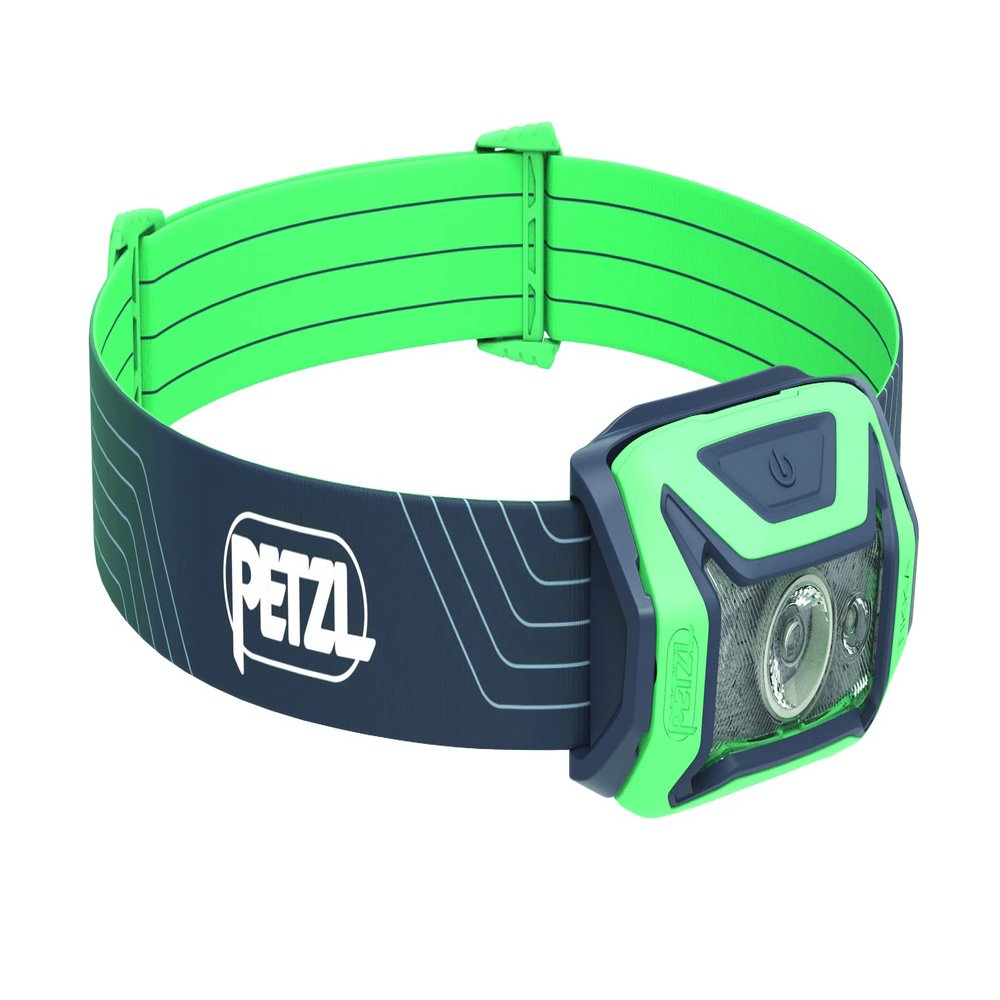 PETZL Tikka Headlamp (350 Lumens) with Glow-in-The-Dark Reflector - Green (Classic)