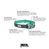 PETZL Tikka Headlamp (350 Lumens) with Glow-in-The-Dark Reflector - Green (Classic) view 3