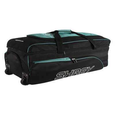 Shrey Match Wheelie Bag -Black & Green