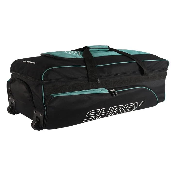 Shrey Match Wheelie Bag -Black & Green