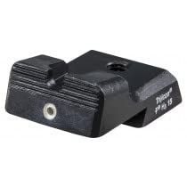 1911 Rear Sight U-Notch 1 DOT Tritium .375x.156