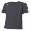 Mizuno Men's Standard Aerolite V-Neck Jersey, Charcoal-White, Large view 1