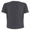 Mizuno Men's Standard Aerolite V-Neck Jersey, Charcoal-White, Large view 4