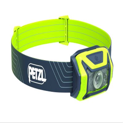 PETZL Tikka Headlamp (350 Lumens) with Glow-in-The-Dark Reflector - Yellow