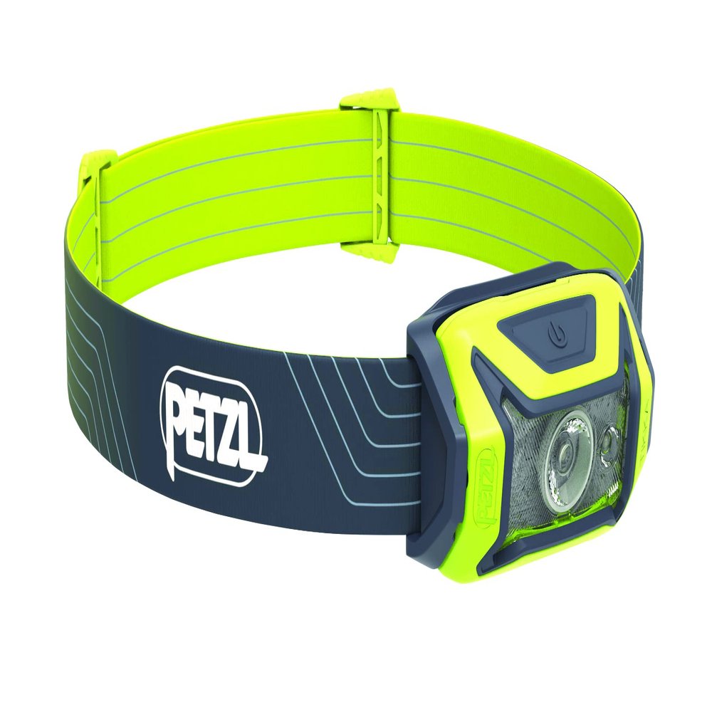 PETZL Tikka Headlamp (350 Lumens) with Glow-in-The-Dark Reflector - Yellow