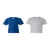Gildan Unisex Child Modern/Fitted Fashion-t-shirts, Royal/Sportsgrey, Large US view 1