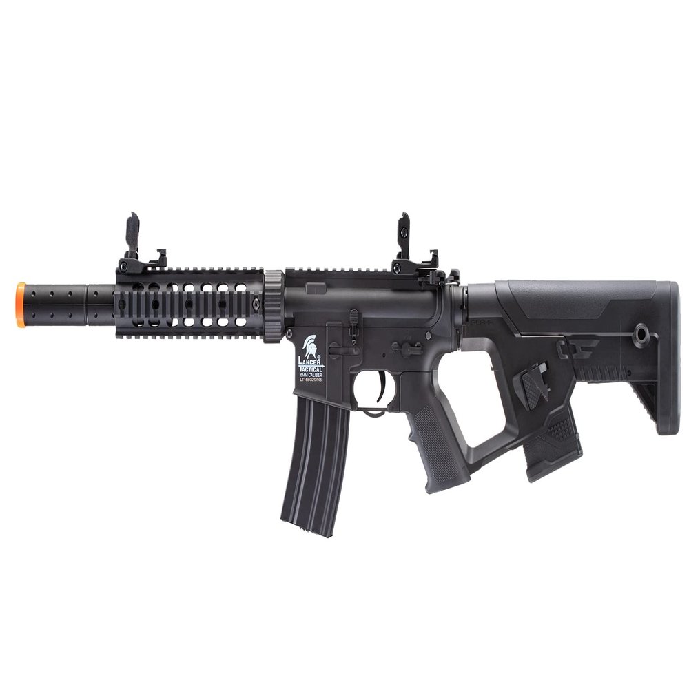 Lancer Tactical Gen 2 M4 SD Polymer Low FPS Airsoft AEG with Alpha Stock