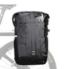 Rhinowalk Bike Pannier Bag 22L Waterproof Bicycle Bag Convertible - 2 in 1 Pannier Backpack Shoulder Bag Laptop Pannier Travel Bag Professional Cycling Accessories-BlackGreen view 1