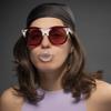 Doppe Papilio (Red) - Luxury Women Eyewear/Sunglasses made of Top Acetate designed in Dubai view 2