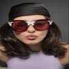 Doppe Papilio (Red) - Luxury Women Eyewear/Sunglasses made of Top Acetate designed in Dubai view 3