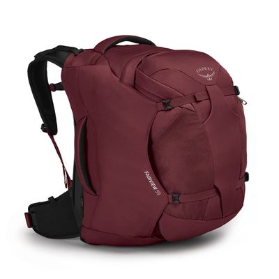 Osprey Fairview 55L Women's Travel Backpack, Zircon Red