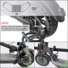 SEWAY Scooter Lock Cable for Xiaomi Mijia M365 ES Series, Bicycle Combination Locks Coiled Chain Lock Basic Self Coiling Core Steel Wire 4 ft. Long 1/3 inch Fit for M365/ES1/ES2/ES3/ES4 view 2