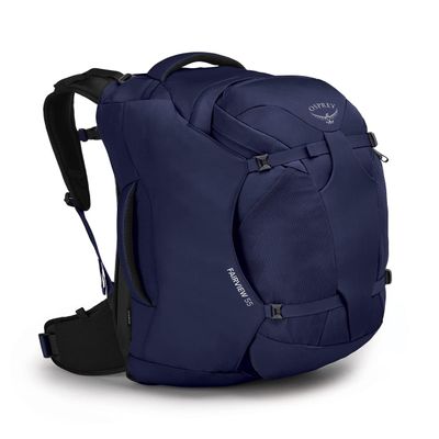 Osprey Fairview 55L Women's Travel Backpack, Winter Night Blue
