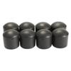 KICK Black End Cap for 5/8" Rods - 8 Pack view 1