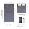 Exermil 100% Silk Sleep Sack with Zippers on 3 Sides, 87x43 Large Sleeping Liners for Hotels, Travel & Camping, Multifunctional Travel Sheets (Unzipped:87x87) for Adults, Lightweight, All Seasons view 2