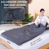 Exermil 100% Silk Sleep Sack with Zippers on 3 Sides, 87x43 Large Sleeping Liners for Hotels, Travel & Camping, Multifunctional Travel Sheets (Unzipped:87x87) for Adults, Lightweight, All Seasons view 3