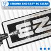 CartClan Name Plate for EZGO TXT 1994-2010 Gas & Electric Golf Carts 71037G01 - Silver and Black view 4
