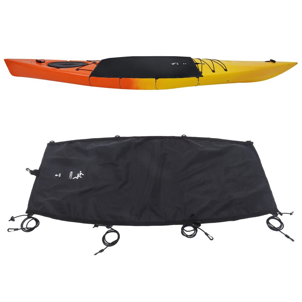 Pilipane 600D Watertight Oxford Cloth Sealing Cockpit Cover, Kayak Cockpit Drape Cover, Universal Kayak Cockpit Drape Cover with Coating Maximum Conservation for Your oc-EAN Cockpit