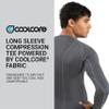 Russell Athletic Long Sleeve Compression Tee Maroon L view 2