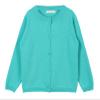 GSVIBK Baby Girls Cotton Cardigan Long Sleeve Kid Button Sweater Girl Crewneck Cardigans Uniform Sweater 112 Teal 7Y view 1