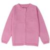GSVIBK Baby Girls Cotton Cardigan Long Sleeve Kid Button Sweater Girl Crewneck Cardigans Uniform Sweater 6112 Pink 7Y view 1