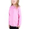 GSVIBK Baby Girls Cotton Cardigan Long Sleeve Kid Button Sweater Girl Crewneck Cardigans Uniform Sweater 6112 Pink 7Y view 2
