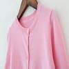 GSVIBK Baby Girls Cotton Cardigan Long Sleeve Kid Button Sweater Girl Crewneck Cardigans Uniform Sweater 6112 Pink 7Y view 3