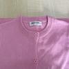 GSVIBK Baby Girls Cotton Cardigan Long Sleeve Kid Button Sweater Girl Crewneck Cardigans Uniform Sweater 6112 Pink 7Y view 4