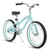 JOYSTAR 20 Inch Kids Cruiser Bike for Girls Ages 6-10 Years Old Single Speed Beach Cruiser 20in Kids Bike with Coaster Brake Mint Green view 1