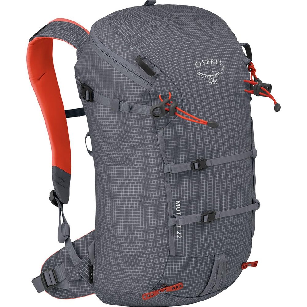 Osprey Mutant 22L Climbing and Mountaineering Unisex Backpack, Tungsten Grey