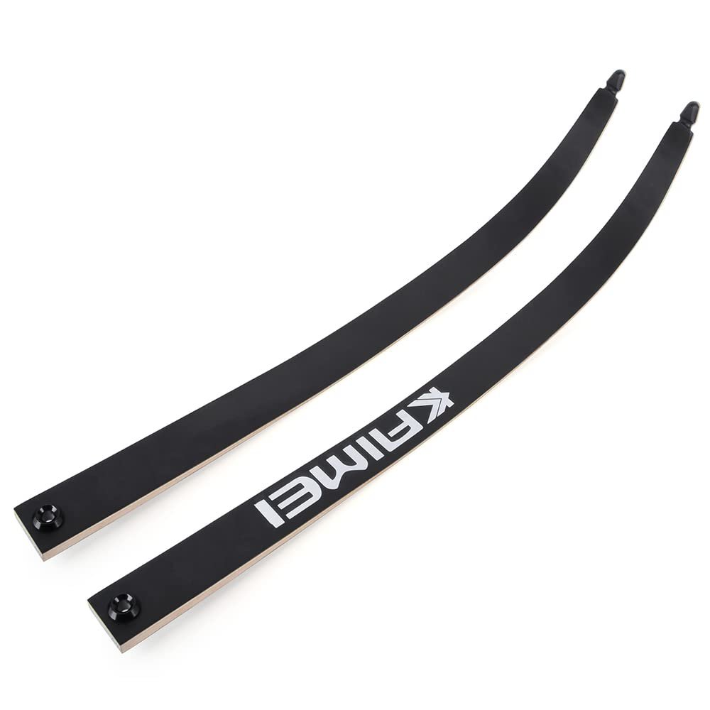 ZSHJGJR Archery Takedown Recurve Bow Limbs Replacements for 66" Takedown Bow Limbs Only 12-40lbs (20lbs, Black)