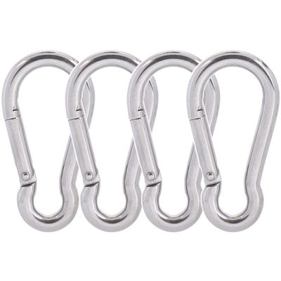 PROND Carabiner Clip, Heavy Duty Carabiner Clips, 316 Stainless Steel Hooks, Multi-Purpose Spring Snap Hook, 2.7inch