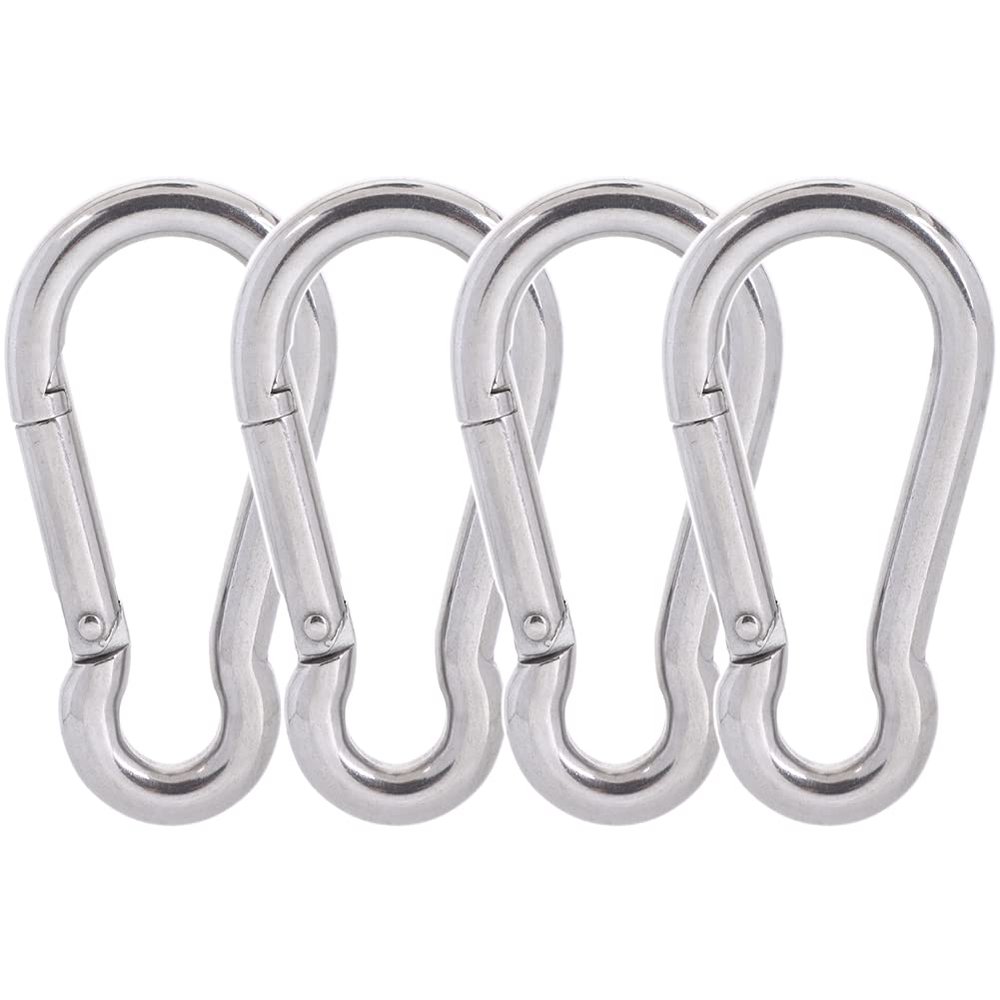 PROND Carabiner Clip, Heavy Duty Carabiner Clips, 316 Stainless Steel Hooks, Multi-Purpose Spring Snap Hook, 2.7inch