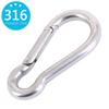 PROND Carabiner Clip, Heavy Duty Carabiner Clips, 316 Stainless Steel Hooks, Multi-Purpose Spring Snap Hook, 2.7inch view 2