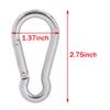 PROND Carabiner Clip, Heavy Duty Carabiner Clips, 316 Stainless Steel Hooks, Multi-Purpose Spring Snap Hook, 2.7inch view 4