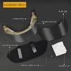 YBJMSFA Airsoft Tactical Quick Helmet External Flip Goggles, Goggles with Bicolor Lenses, Side ARC Guides view 4