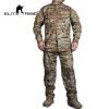 Tactical Combat R6 Uniform Set Field BDU Assault Uniform (Medium, Multicam) view 2