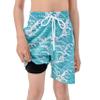 IRELIA Boys Swim Trunks with Boxer Brief Liner Compression Swimming Shorts Quick Dry Swimwear A03 5-6 view 1