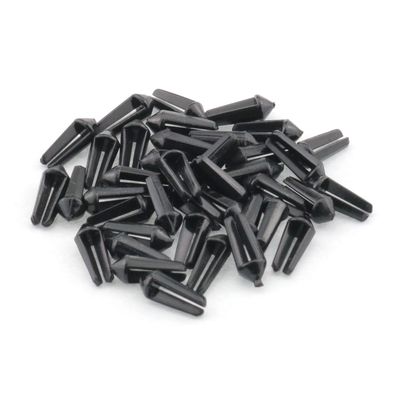 DGHAOP Dart Wing Protector 40 in 1 Plastic Flight Protectors Dart Accessories Black Dart Flight Wing Savers Protectors